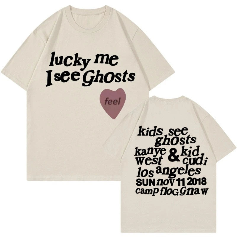 Lucky Me I See Ghosts Kanye West Graphic Tee