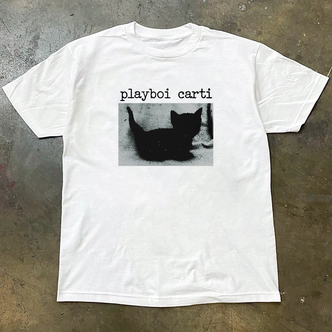 Playboi Carti Black Cat Graphic Tee