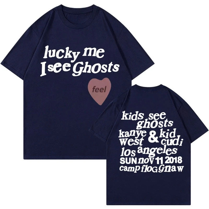 Lucky Me I See Ghosts Kanye West Graphic Tee