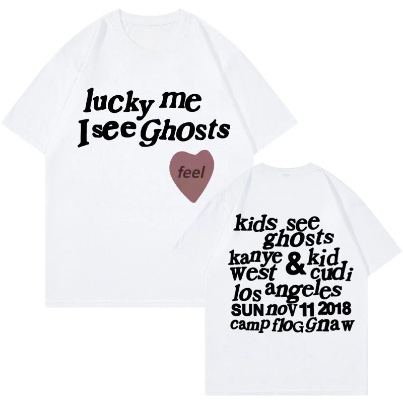 Lucky Me I See Ghosts Kanye West Graphic Tee