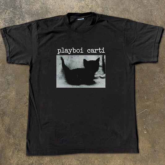 Playboi Carti Black Cat Graphic Tee