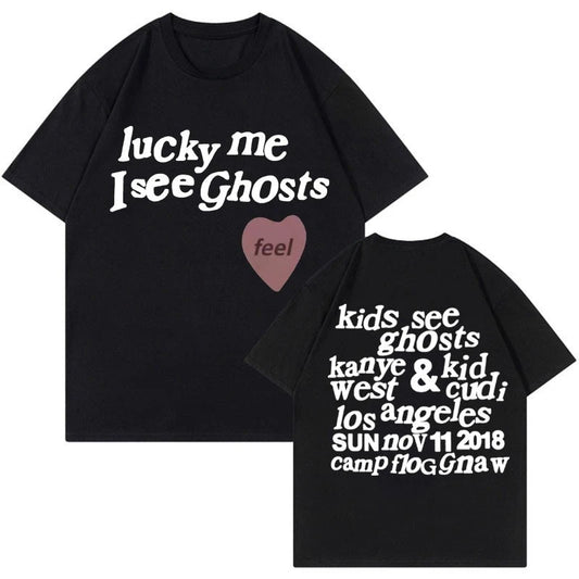 Lucky Me I See Ghosts Kanye West Graphic Tee