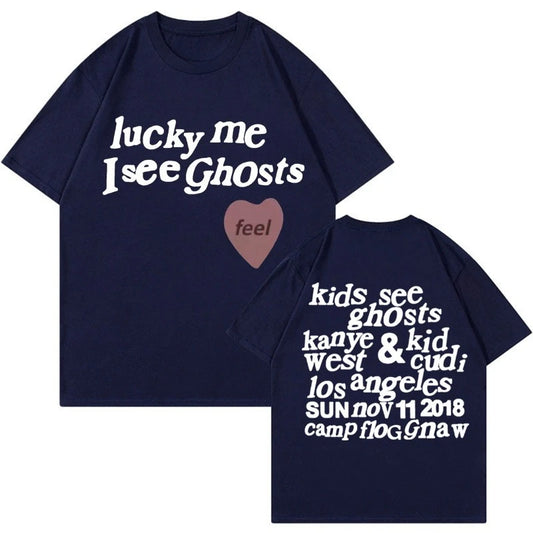 Lucky Me I See Ghosts Kanye West Graphic Tee